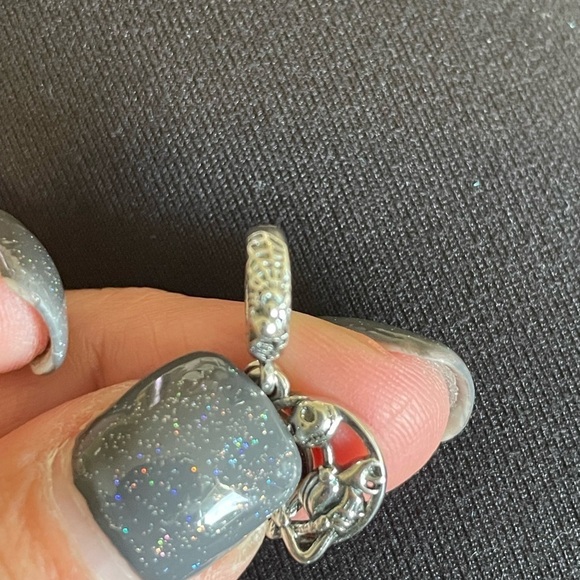 Pandora/ Disney Jack Skelington nightmare before Christmas double dangle charm. - Picture 3 of 6